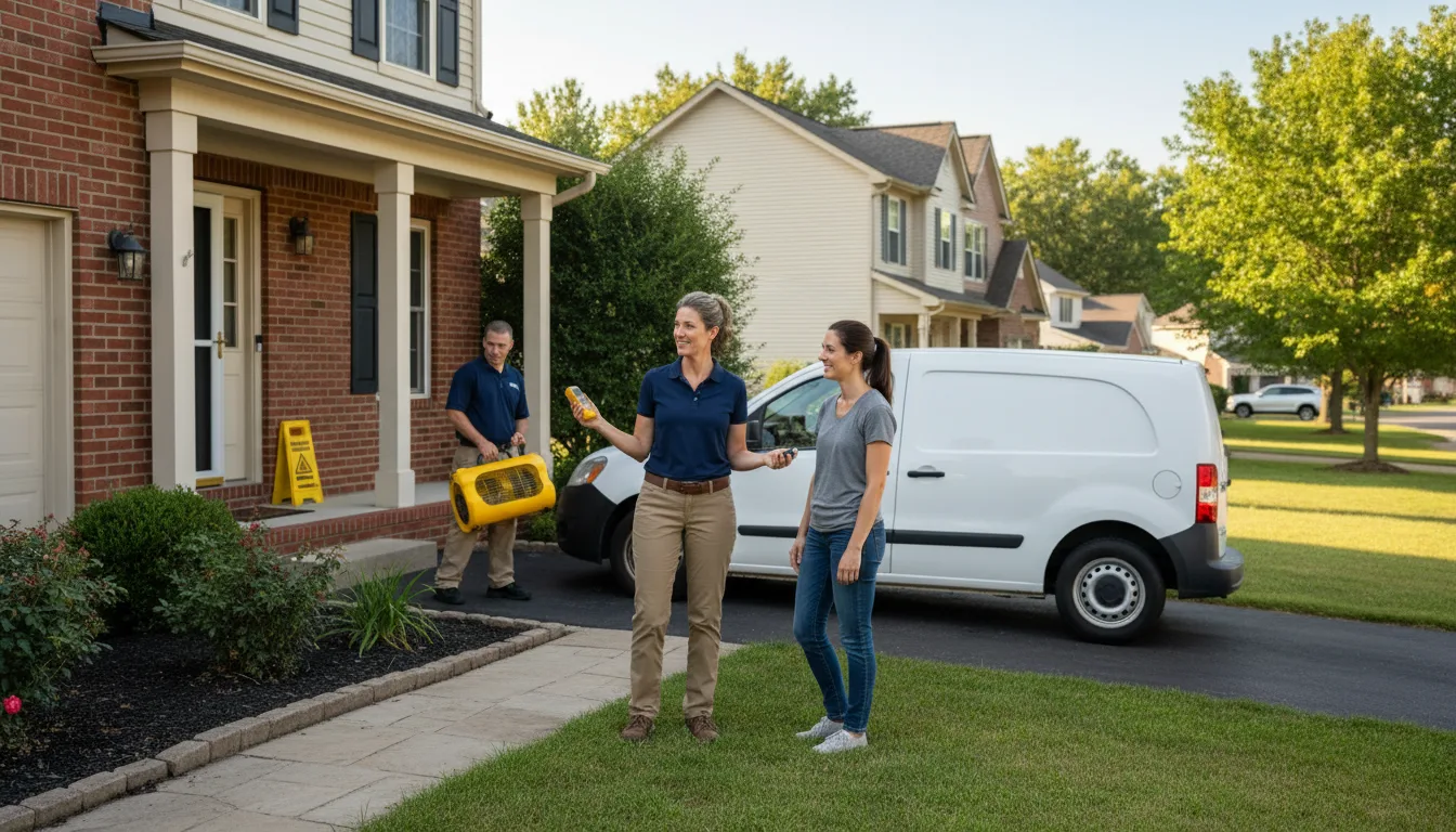 Water restoration image for Home Water Damage Repair in Fowler, OH